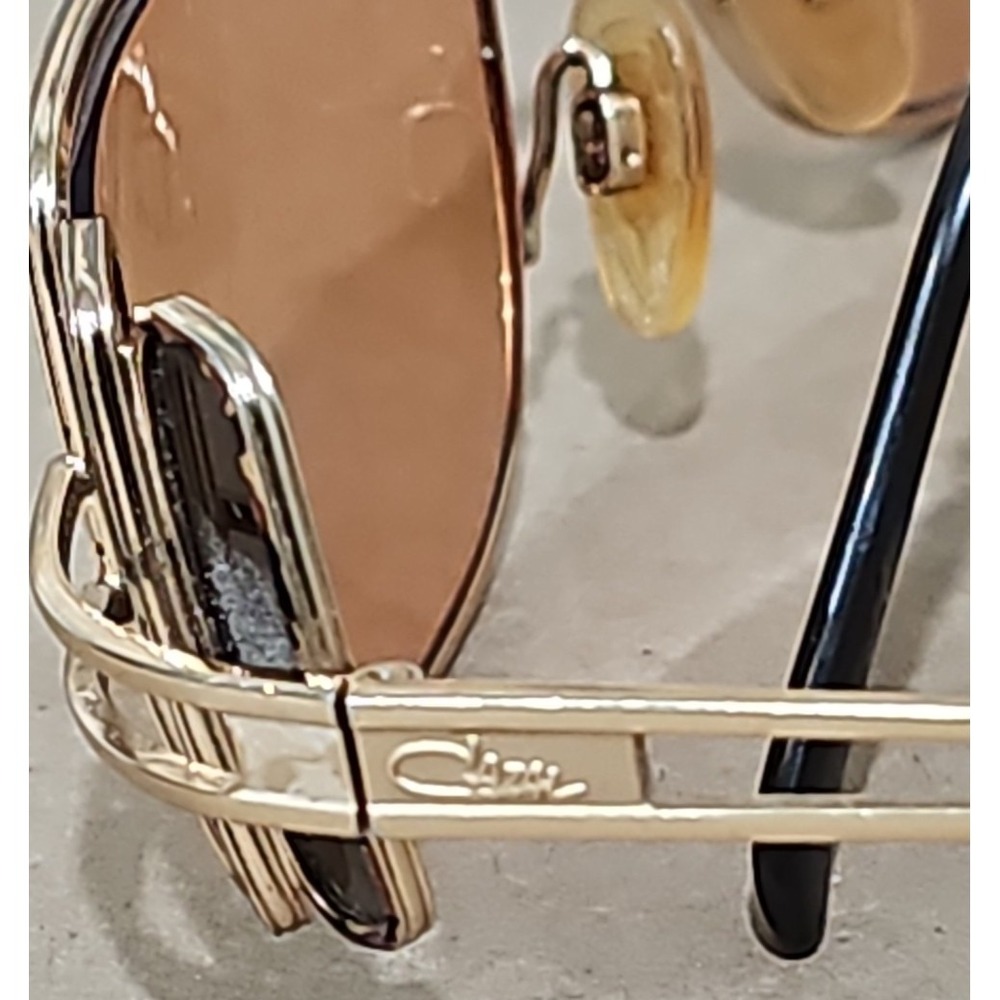 Vintage Cazal 988 Sunglasses; Gold Frame Only - Picture 6 of 7